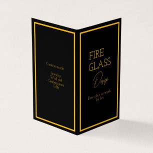 Vertical book-Folded Business Card