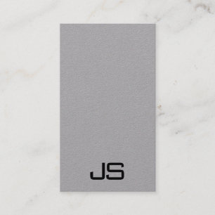 Vertical Business Cards Modern Monogram Template