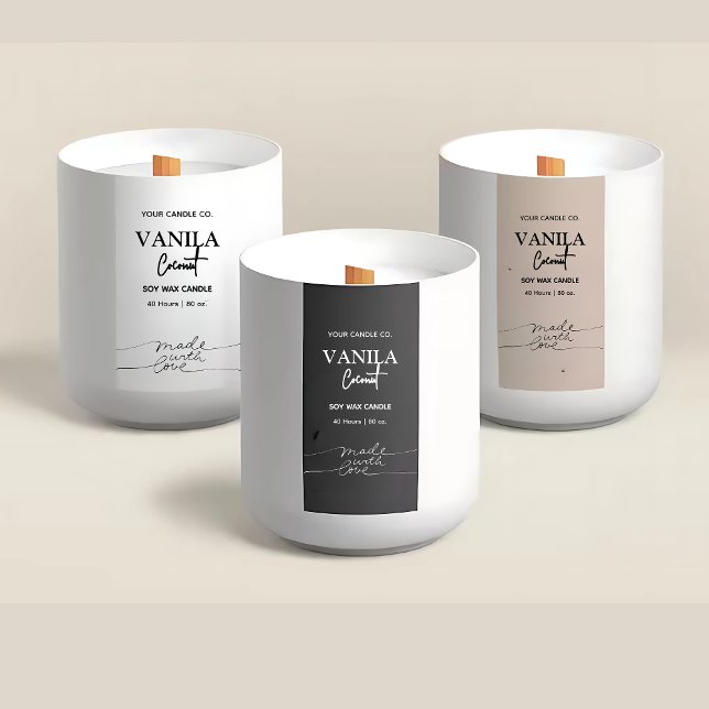 Vertical Candle Branding Labels (Creator Uploaded)