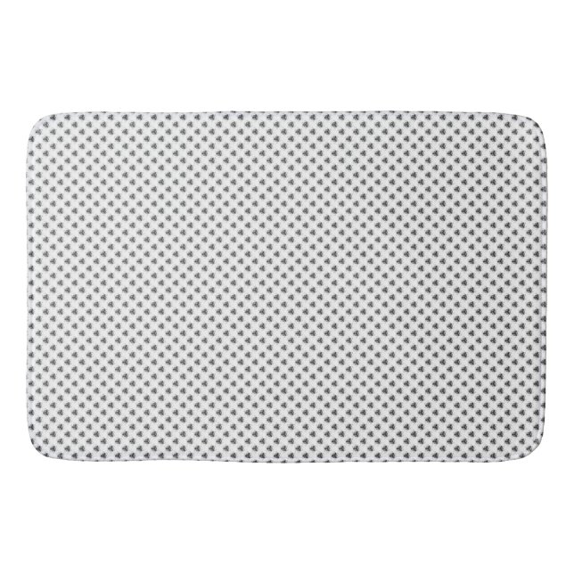 Vertical, Charcoal, Dune Bath Mat (Front)