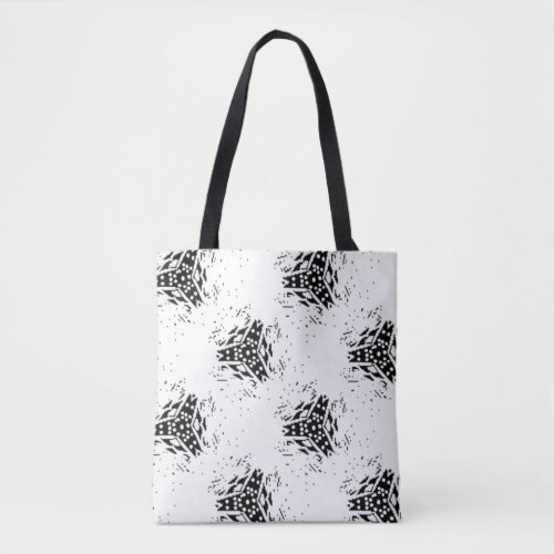 Vertical Charcoal Dune Tote Bag