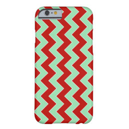 Vertical Christmas Zigzag Barely There iPhone 6 Case