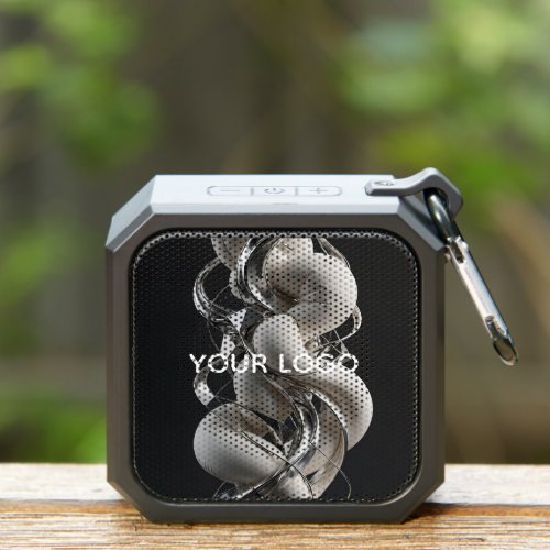 Vertical Chrome Twist - Premium 3D Abstract  Bluetooth Speaker