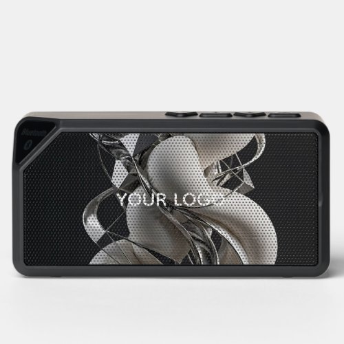Vertical Chrome Twist - Premium 3D Abstract  Bluetooth Speaker