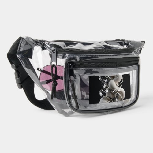 Vertical Chrome Twist - Premium 3D Clear Fanny Pack