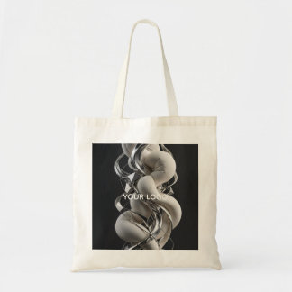 Vertical Chrome Twist - Premium 3D Tote Bag