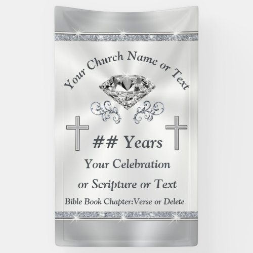 Vertical Church Vinyl Banners for Any Occasion