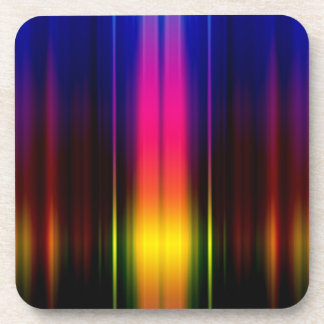 Vertical Color Stripes Drink Coaster