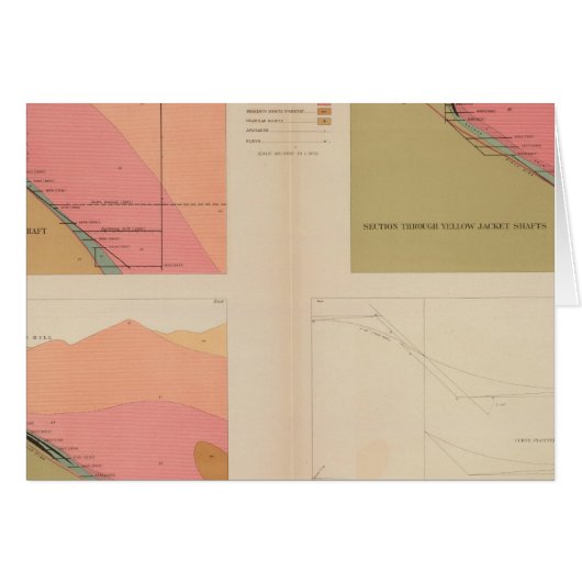 Vertical Cross Sections of the Lode, Belcher Mine Cards (Front Horizontal)