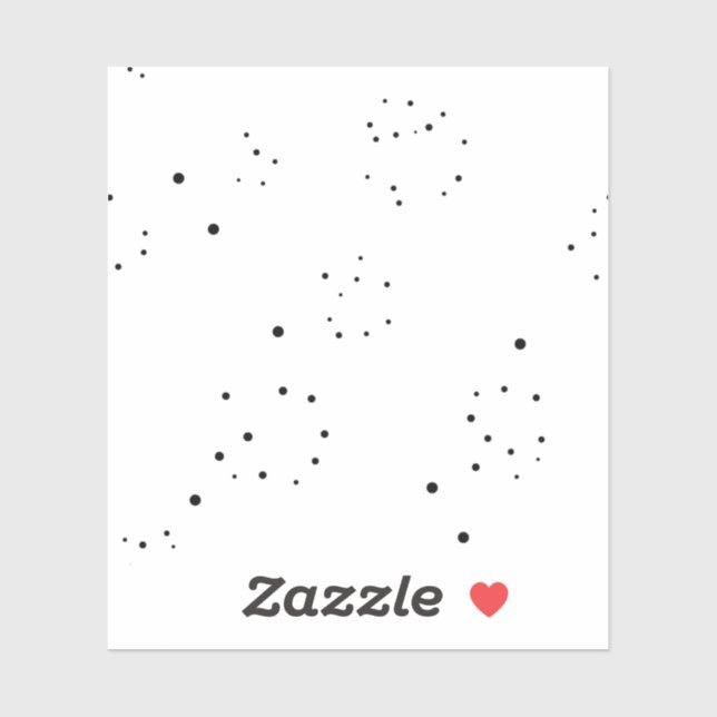 Vertical Design Eight Sticker (Sheet)