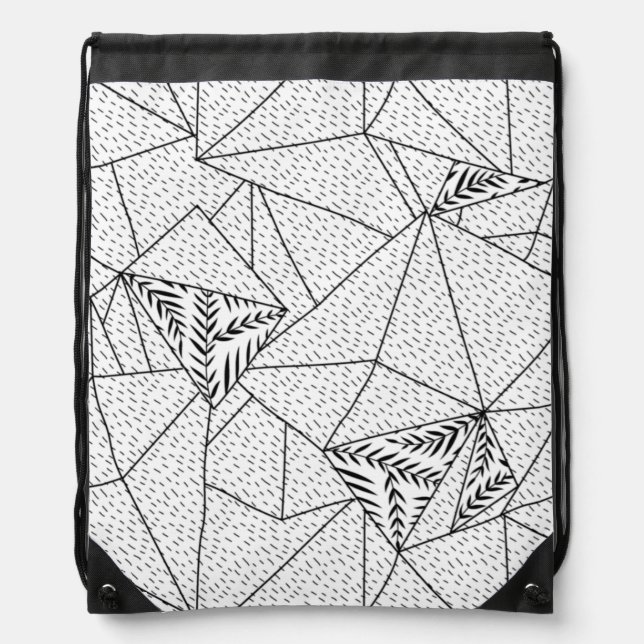 vertical Design One Hundred Two Drawstring Bag (Front)