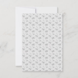 vertical Design One Hundred Two RSVP Card