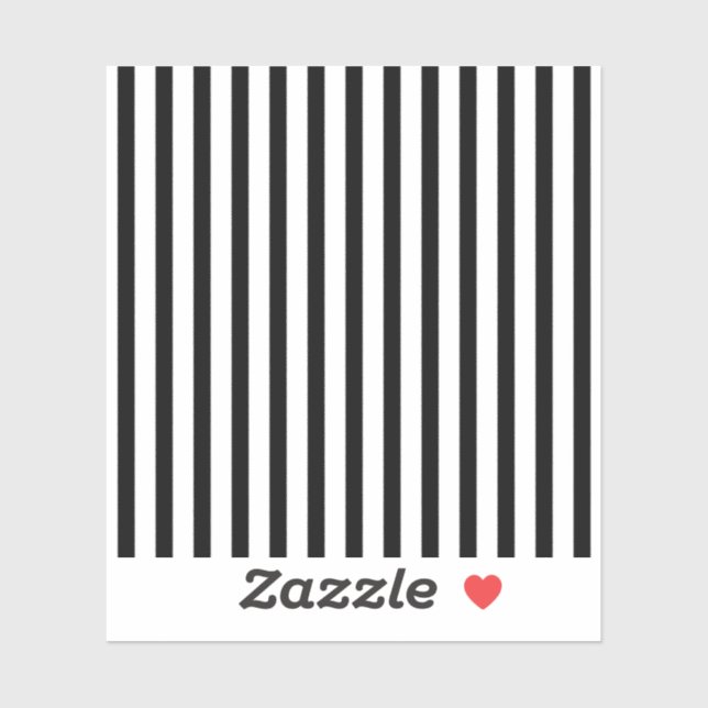 Vertical Design One Sticker (Sheet)