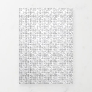 vertical Design Twenty Seven Tri-Fold Holiday Card