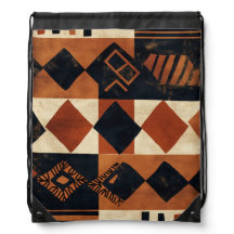 Vertical design with African elements