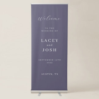 Vertical Elegant Wedding Welcome Sign