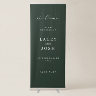 Vertical Elegant Wedding Welcome Sign