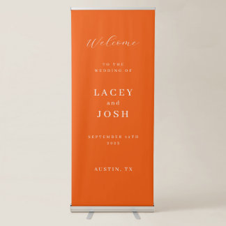 Vertical Elegant Wedding Welcome Sign