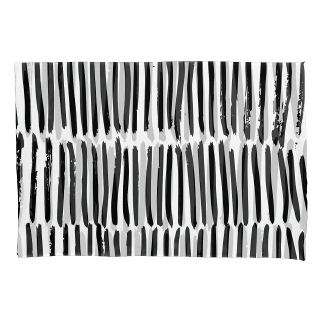 Vertical Elements: Hand-Drawn Seamless Style. Pillow Case (Front)