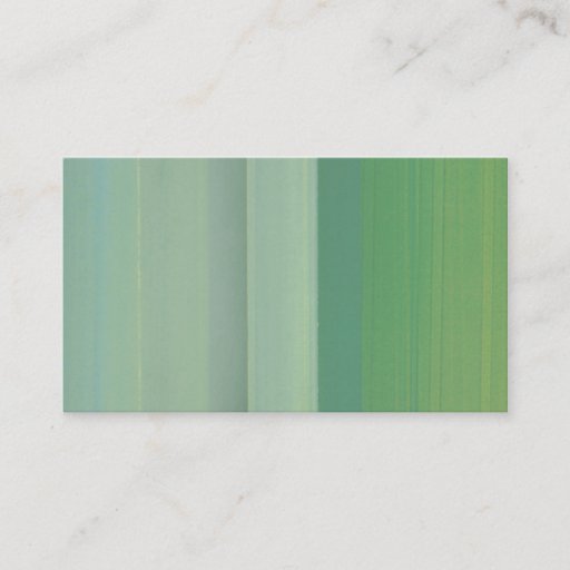 Customizable vertical green background business card