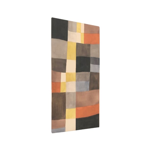 Vertical-Horizontal Rhythms | Sophie Taeuber-Arp | Metal Print (Angled)