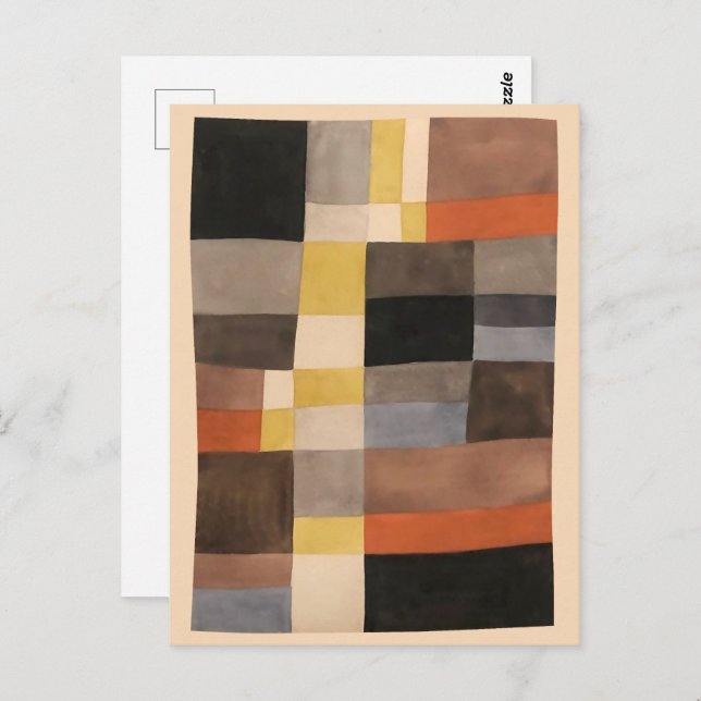 Vertical-Horizontal Rhythms | Sophie Taeuber-Arp | Postcard (Front/Back)