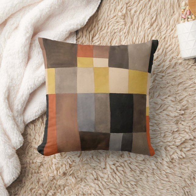 Vertical-Horizontal Rhythms | Sophie Taeuber-Arp | Throw Pillow (Blanket)