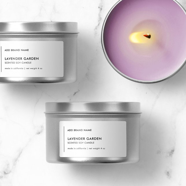 Vertical Line Add Your Brand Modern Product Label (Creator Uploaded)