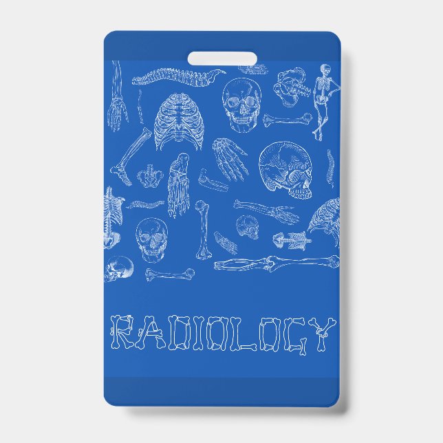 Vertical Medical Badge Buddy  (Front)