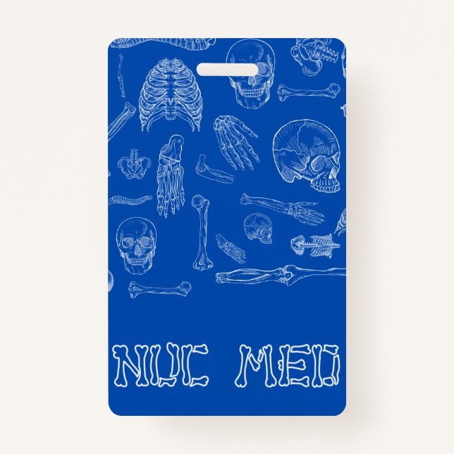 Vertical Medical Badge Buddy  (Back)