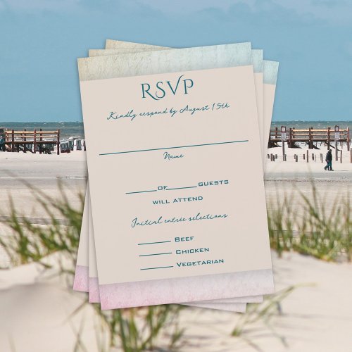 Vertical Menu Reply Living Seas RSVP