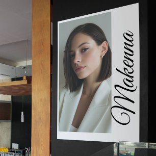 Vertical Moment with Name Foam Board