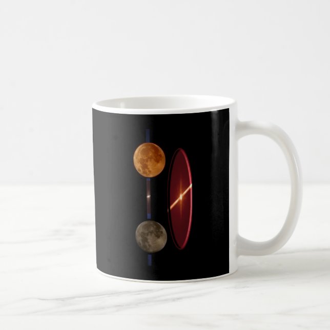 Vertical Moons with Moonstreak Coffee Mug (Right)