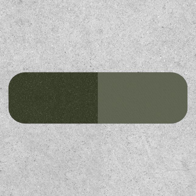 Vertical Moss Green Texture Patch – Customizable (Front)