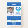 Vertical NP, Nurse Practitioner, Photo ID Badge