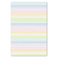 Pastel Rainbow Striped Tissue Paper