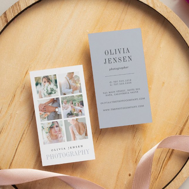 Vertical Photo Collage | Photographer Business Card (Creator Uploaded)