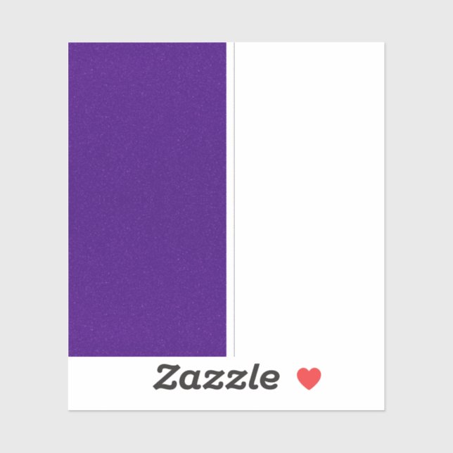 Vertical Purple Noise Vinyl Sticker – Customizable (Sheet)