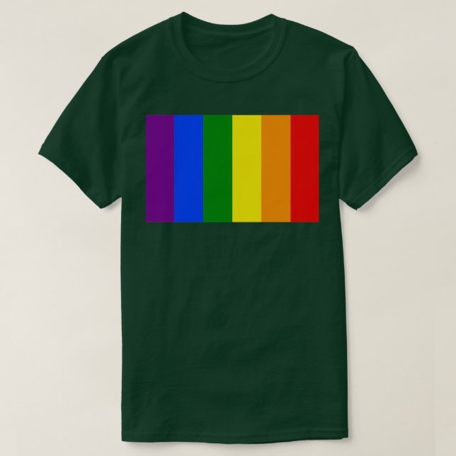 Vertical rainbow stripes T-Shirt (Design Front)