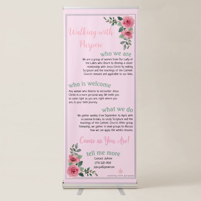 Vertical Retractable Banner (Front)