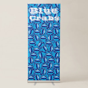 Vertical Retractable Banner Blue Crabs