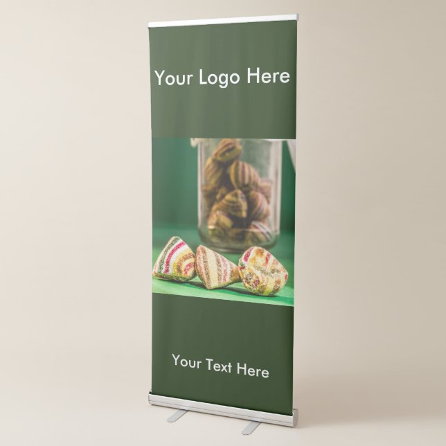 Vertical Retractable Banner of Candy (3/4)