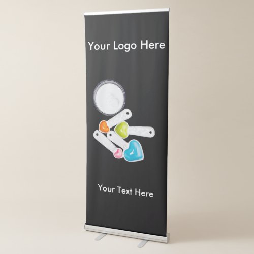 Vertical Retractable Banner of Measuring Spoons