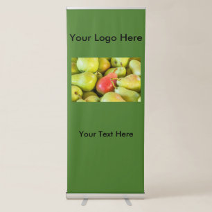 Vertical Retractable Banner of Pears