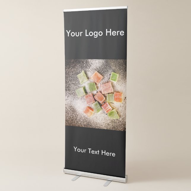 Vertical Retractable Banner of Turkish Delight (3/4)