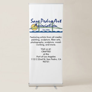 Vertical Retractable Banner - SPAA Logo