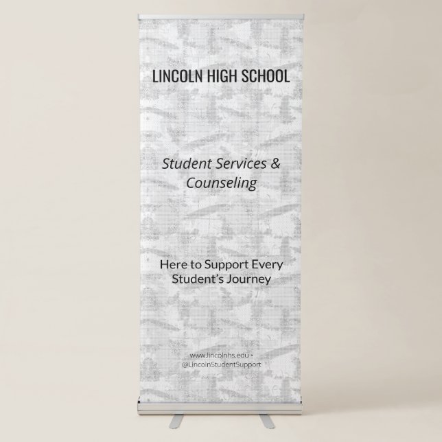 Vertical Retractable Banner | Trade Show Display (Front)
