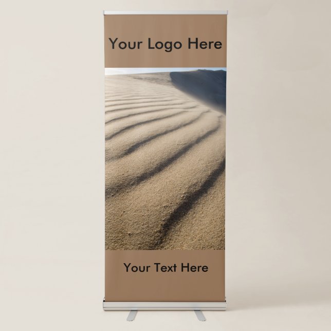 Vertical Retractable Banner with Sand Dune (Front)