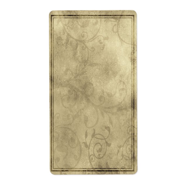 Vertical Romantic Apothecary Label (Front)