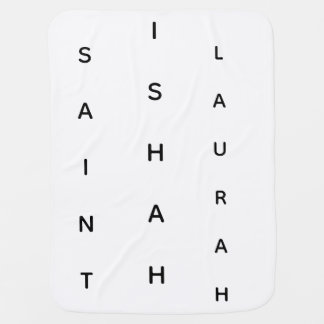 VERTICAL SAINT ISHAH LAURAH BABY BLANKET